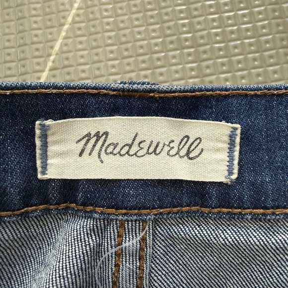 Madewell The Perfect Vintage Crop Jean Women's 31 Medium Wash Distressed - Picture 3 of 9